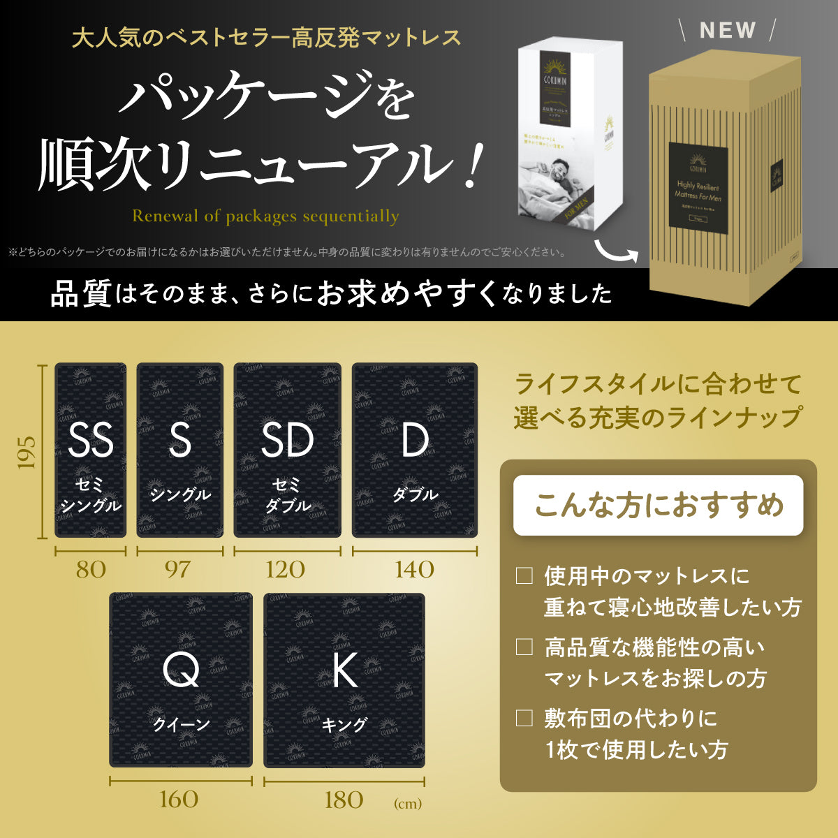 パッケージを順次リニューアル