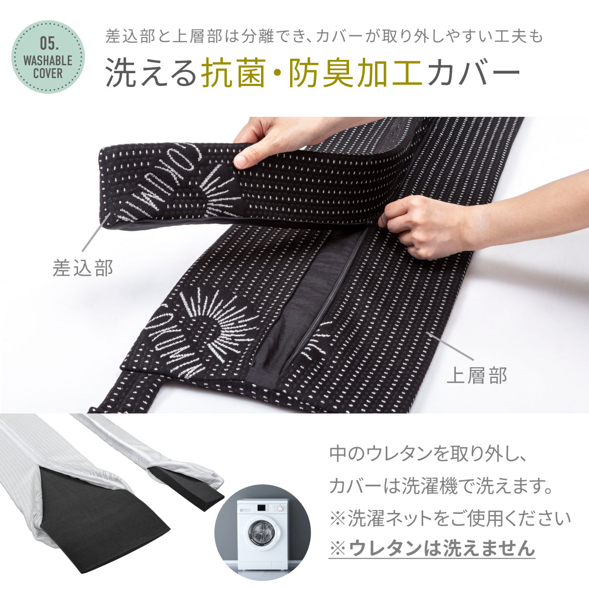 【マットレスをつなげて隙間をなくす】プレミアムスリム隙間パッド