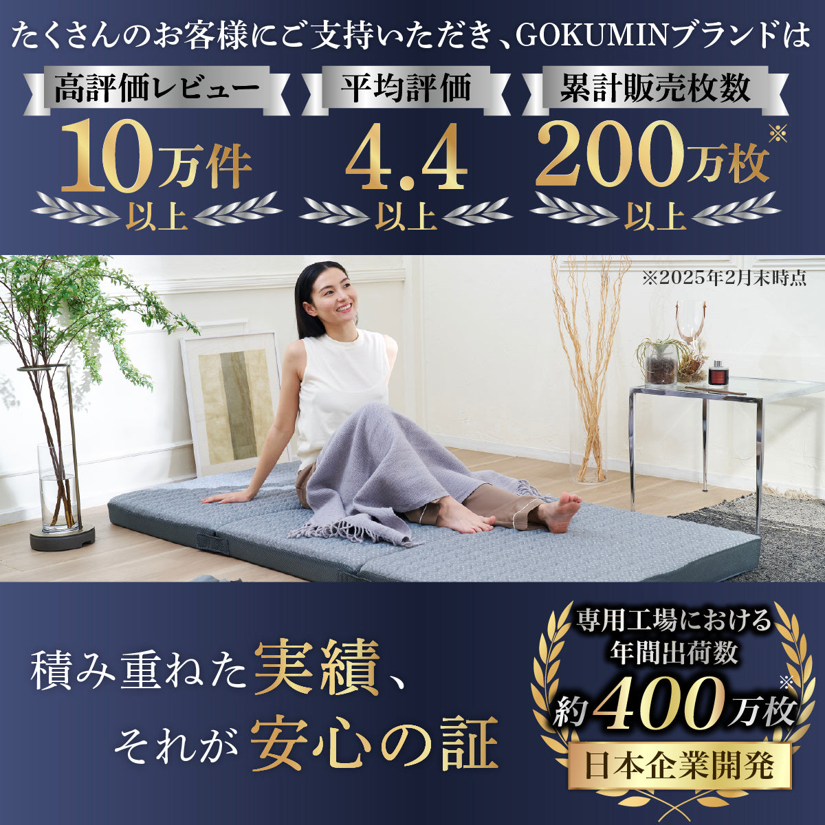【慢性的な腰のダルさが、寝るだけでスッキリ。】リライブファイバーマットレス