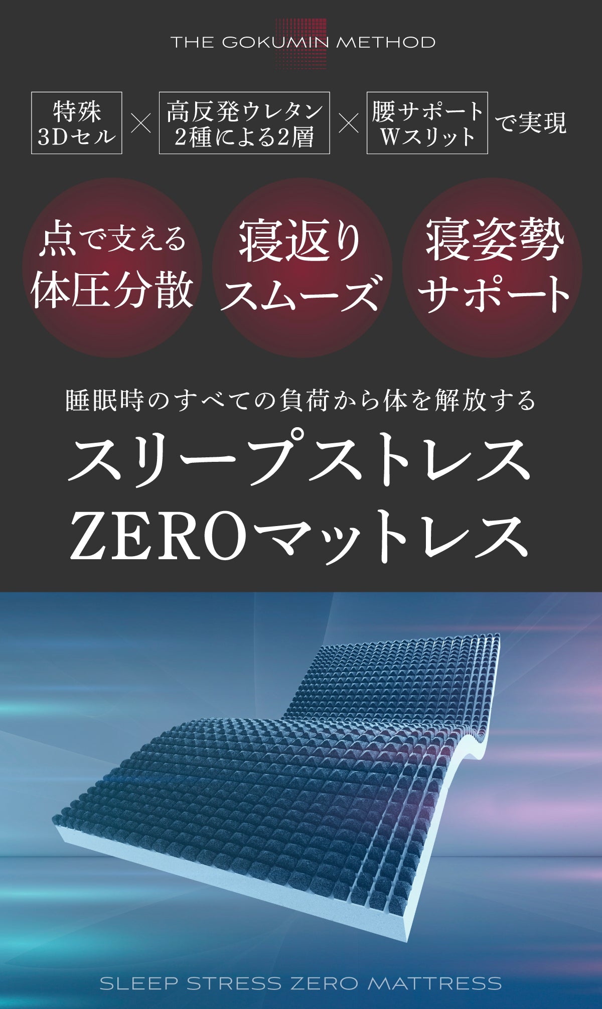 スリープストレスZEROマットレス