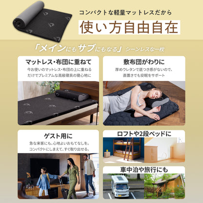 【低反発マットレス・低反発枕・敷パッド すぐに使える】プレミアム低反発3点セット