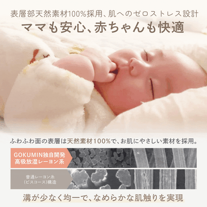 【ふわぁと包んで、頭をまぁるく】お肌にやさしいベビーピロー