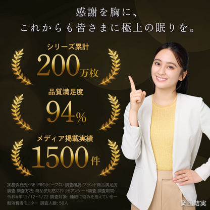 【いつでも快適な寝心地に調整できる】2枚合わせオールシーズンリバーシブル掛け布団