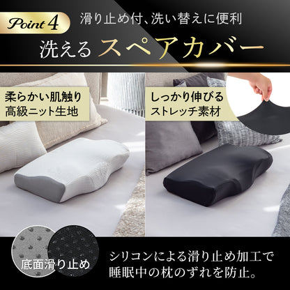 【GOKUMINのベストセラーが進化！】プレミアム低反発枕plus+