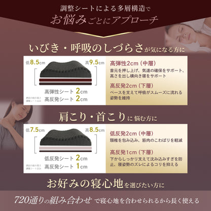 【この枕、超無重力。全てをアップデートさせた新しい枕】超無重力ジェルピロー