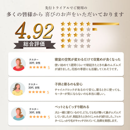 【空気から快眠を。寝室にもやさしく快適】GOKUMIN NERU BREEZE（ネルブリーズ）