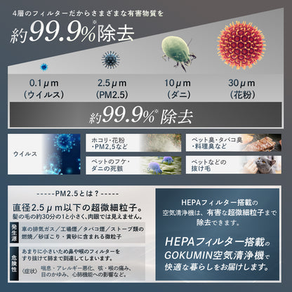 【空気から快眠を。寝室にもやさしく快適】GOKUMIN NERU BREEZE（ネルブリーズ）