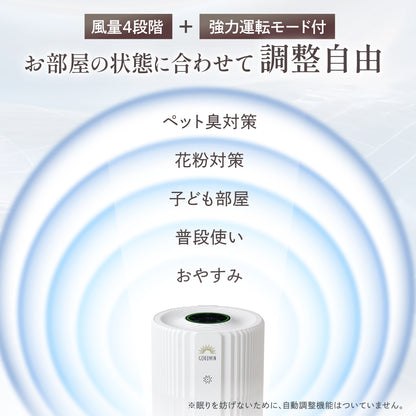 【空気から快眠を。寝室にもやさしく快適】GOKUMIN NERU BREEZE（ネルブリーズ）