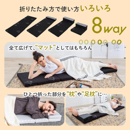 【1枚で何役もこなす変形自在】リラックスgoroneマット
