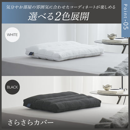 【枕がいらない人のための枕®】天使のわたもこローピローNEO