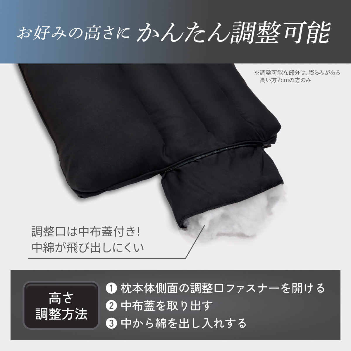 【枕がいらない人のための枕®】天使のわたもこローピローNEO