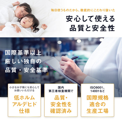 【肩・腰に特殊立体3層構造】3レイヤーゾーニングマットレス(３層×腰部強化)