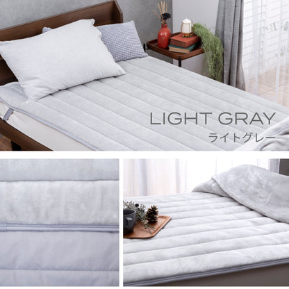 【極暖 吸湿して発熱するプラス2.5℃の暖かさ】Fab Warm フランネル敷きパッド