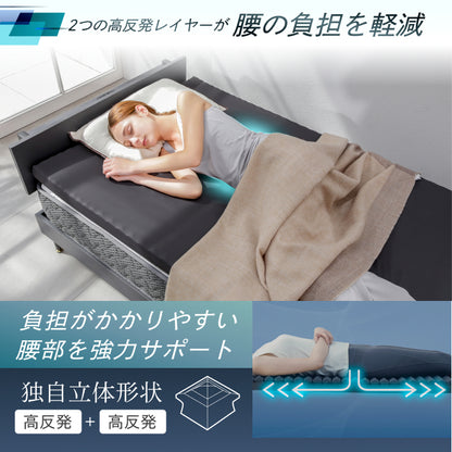 【自宅以外でも上質な睡眠を】AirZERO 3Dセル　マットレスポータブルタイプ