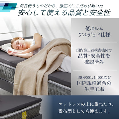 【自宅以外でも上質な睡眠を】AirZERO 3Dセル　マットレスポータブルタイプ