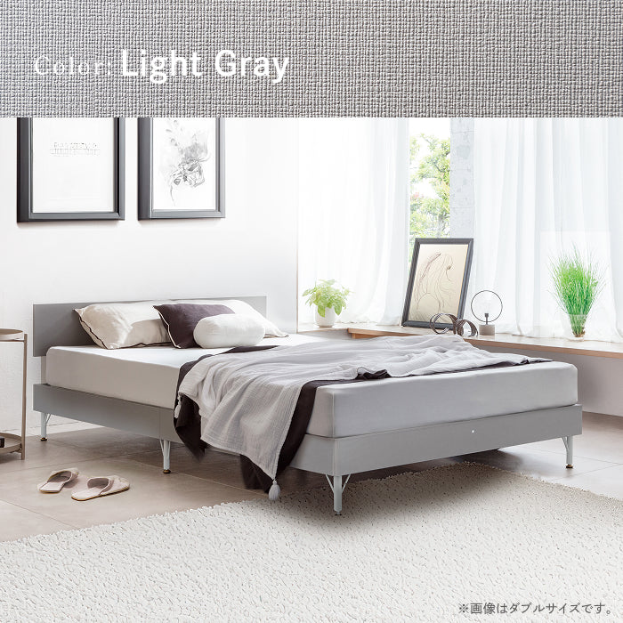 【抜群の強度と静音性で長く眠れるベッド】スチールサイレントベッド シングル