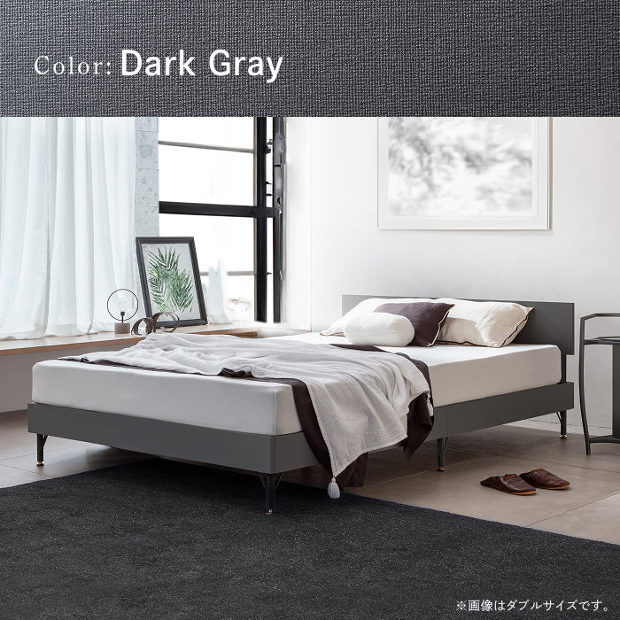 【抜群の強度と静音性で長く眠れるベッド】スチールサイレントベッド シングル