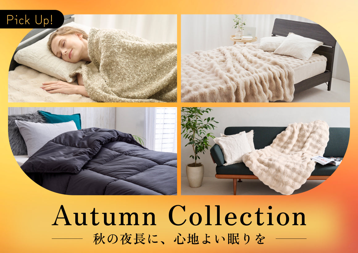 秋の寝具特集