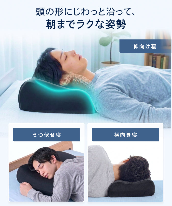 低反発×冷感ジェルでひんやり快眠】クールフィットピロー – GOKUMIN