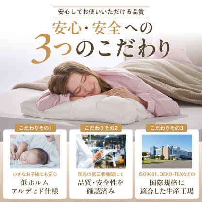 【極上のやわらかさで とろける寝心地】ふにゅとろまくら