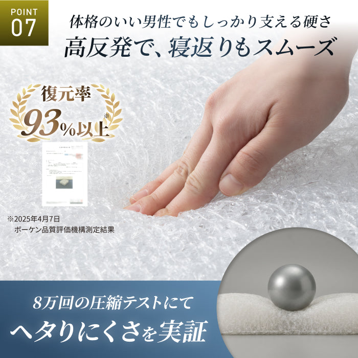 【横向き寝を考えた硬め・高め洗えるファイバーピロー】ハードファイバーピロー