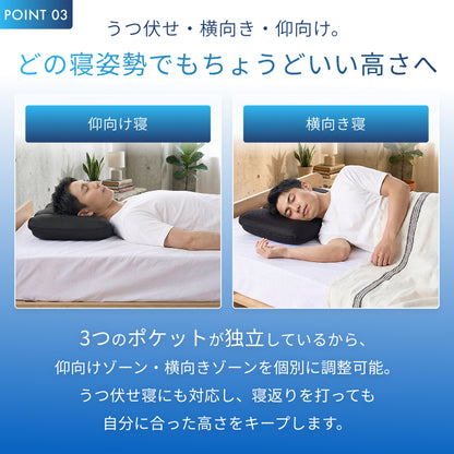 【全面メッシュで高通気×丸洗いOK】涼感メッシュ枕