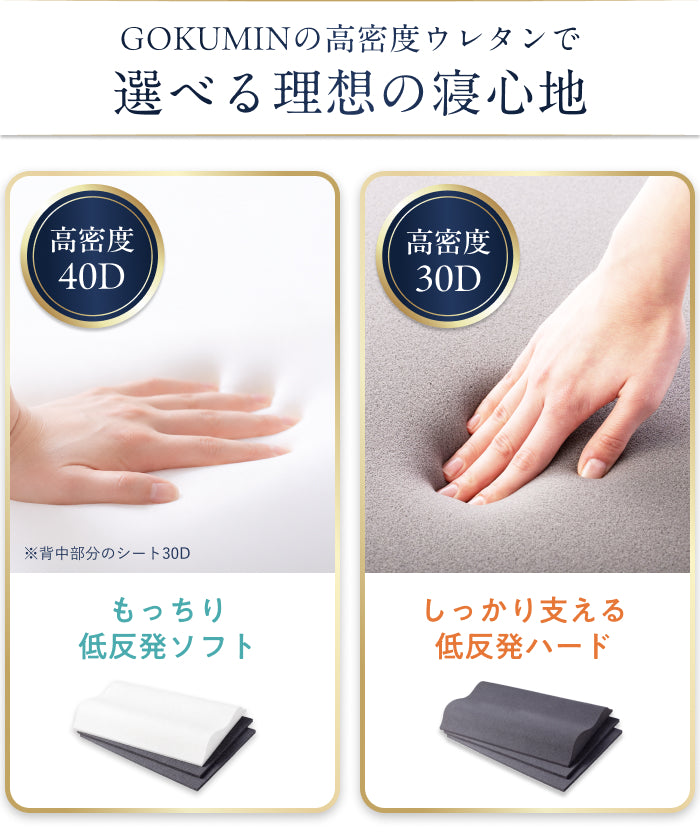 【14段階×20通り×大きめ低反発枕65×80cm】グランピロー ソフト/ハード