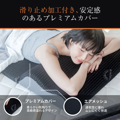 【14段階×20通り×大きめ低反発枕65×80cm】グランピロー ソフト/ハード