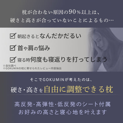 【この枕、超無重力。全てをアップデートさせた新しい枕】超無重力ジェルピロー