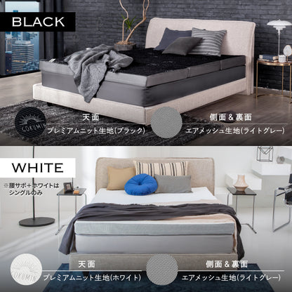 【三つ折り×2層構造で叶う寝心地27パターン】プレミアムグランマットレス
