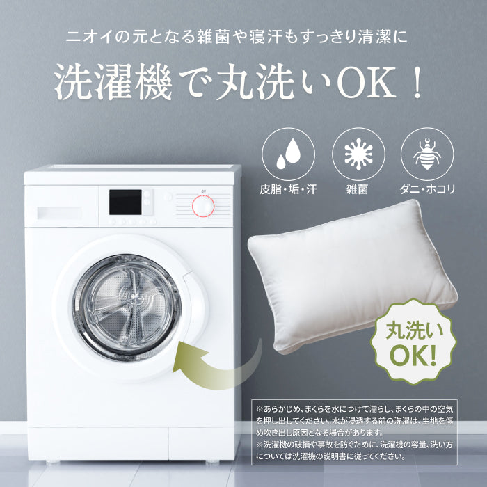 【極上ふわふわ綿で一流ホテルの寝心地】プレミアムホテルスタイルピロー
