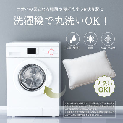 【極上ふわふわ綿で一流ホテルの寝心地】プレミアムホテルスタイルピロー