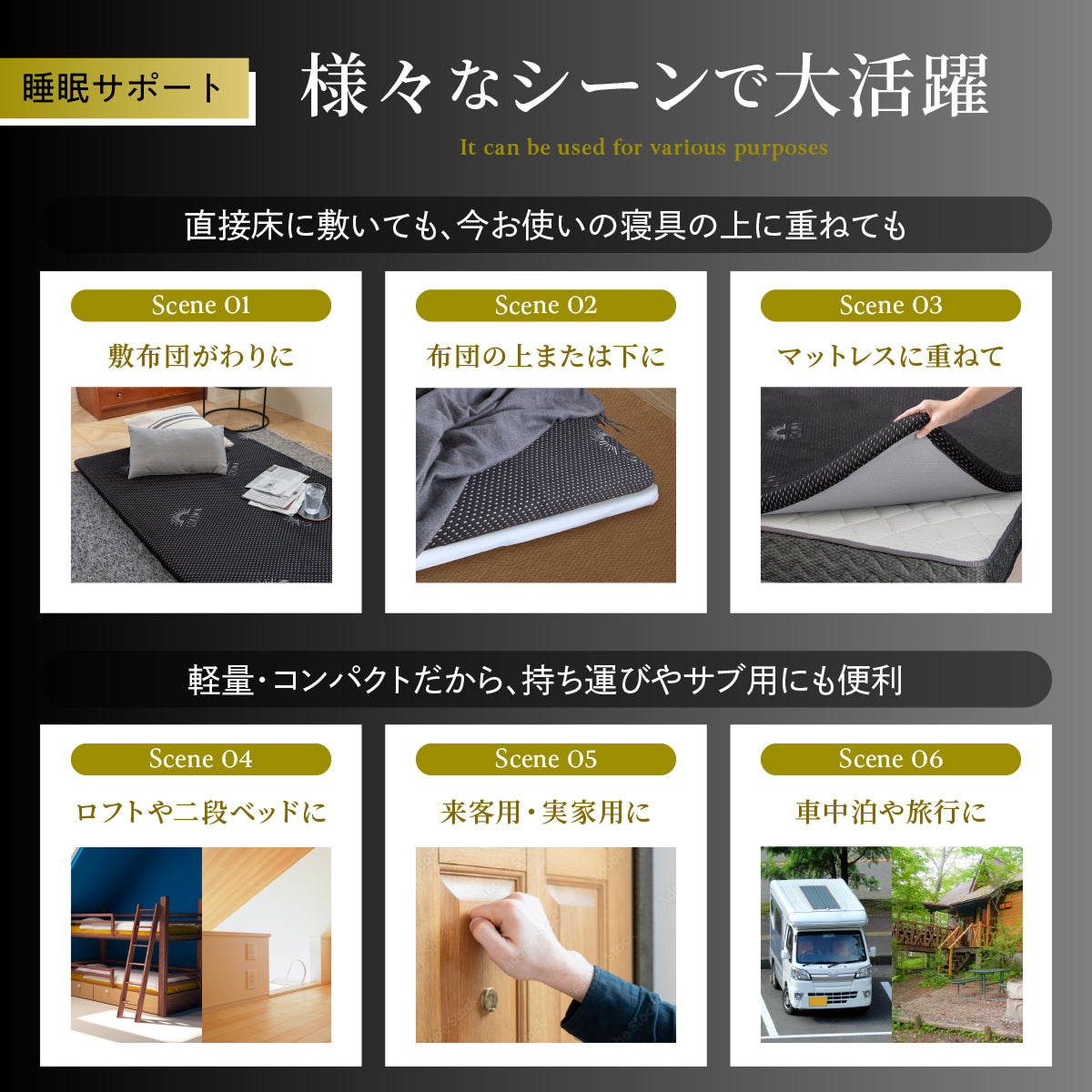 【厚さ5cm180Nやや硬め トリプル抗菌加工】高反発マットレス For Men　