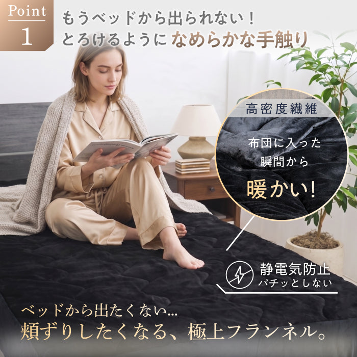【究極あったか 敷く毛布】極暖サーモボックスシーツ