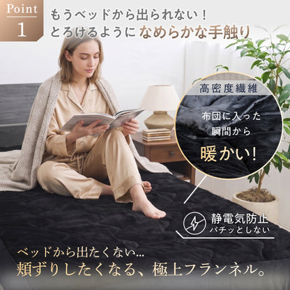 【究極あったか 敷く毛布】極暖サーモボックスシーツ