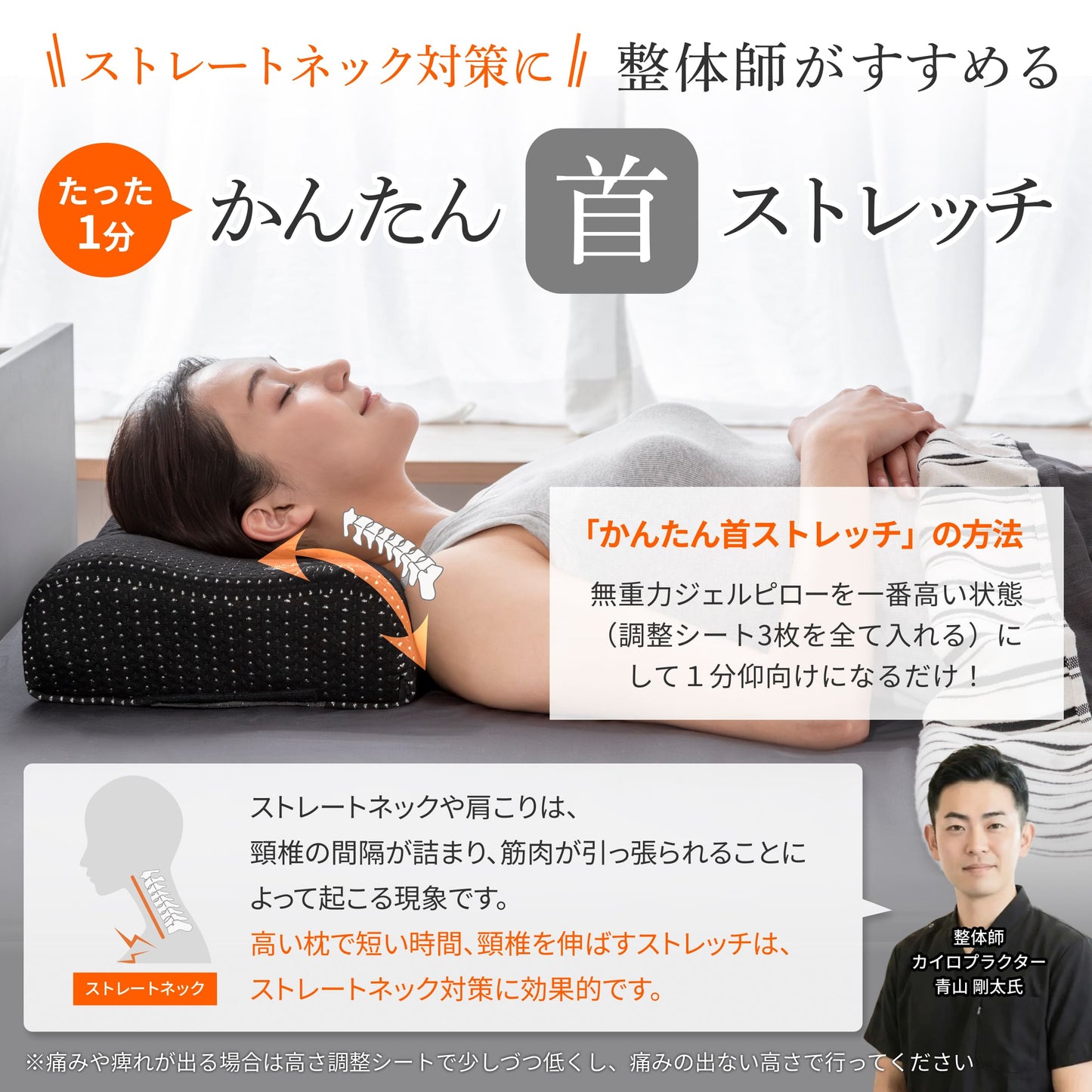 【活性炭配合でパワーアップ！オーダーメード級の高さ調整可能】 Takumi 無重力ジェルピロー NEO