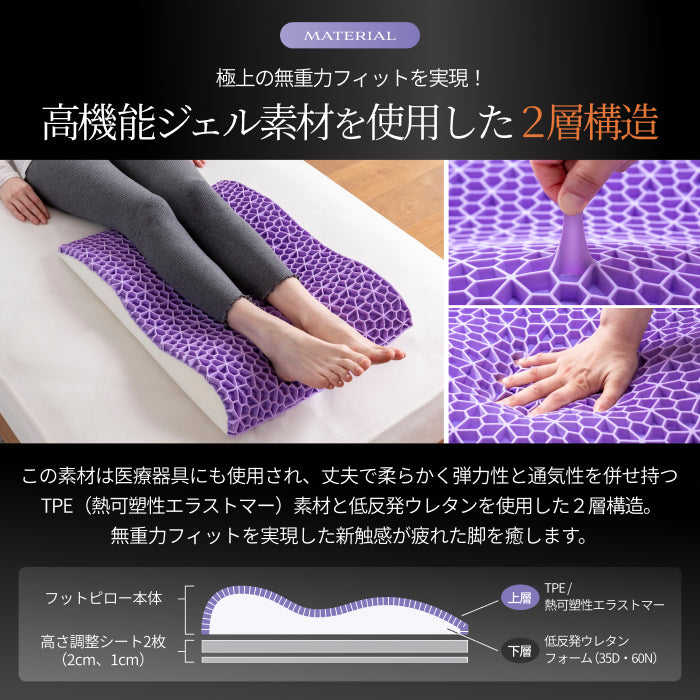 整体師監修 むくみのお悩みに 新感覚無重力】フットピロー – GOKUMIN