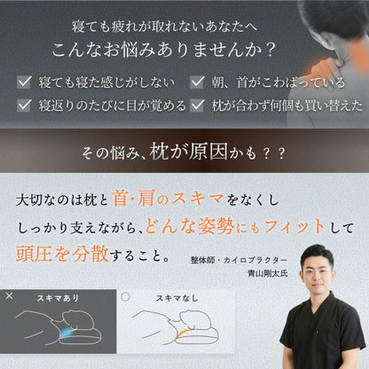 【立体3Dハニカム構造でやさしくフィット】メディゼロピロー