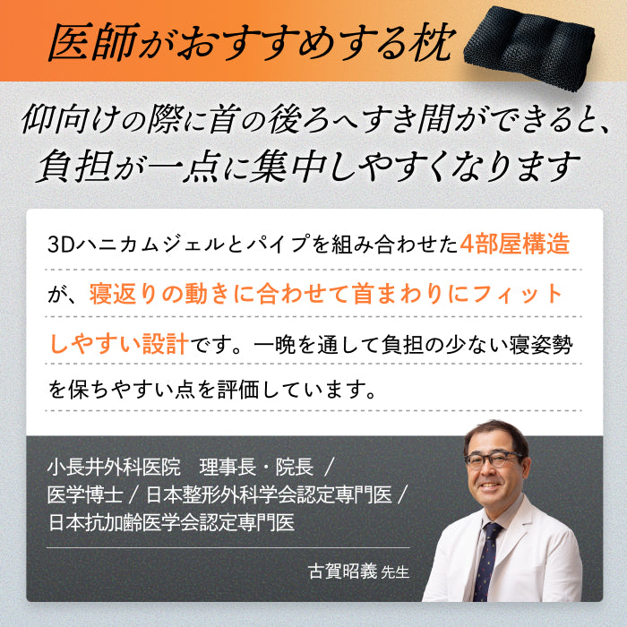 【立体3Dハニカム構造でやさしくフィット】メディゼロピロー