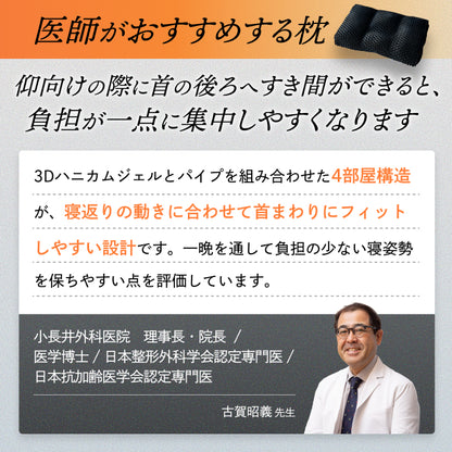 【立体3Dハニカム構造でやさしくフィット】メディゼロピロー