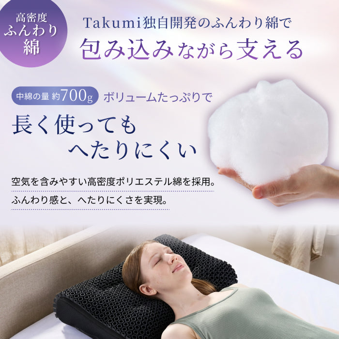 GOKUMIN 極フィットピロー ふわっと包み、もっちりフィット。ジェルと綿が叶える新感覚】極