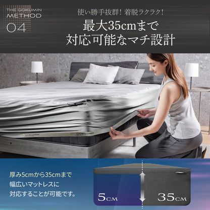 【蒸れない！透湿性を兼ねたシーツ】オールシーズン防水マットレスプロテクター