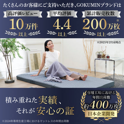 【慢性的な腰のダルさが、寝るだけでスッキリ。】リライブファイバーマットレス